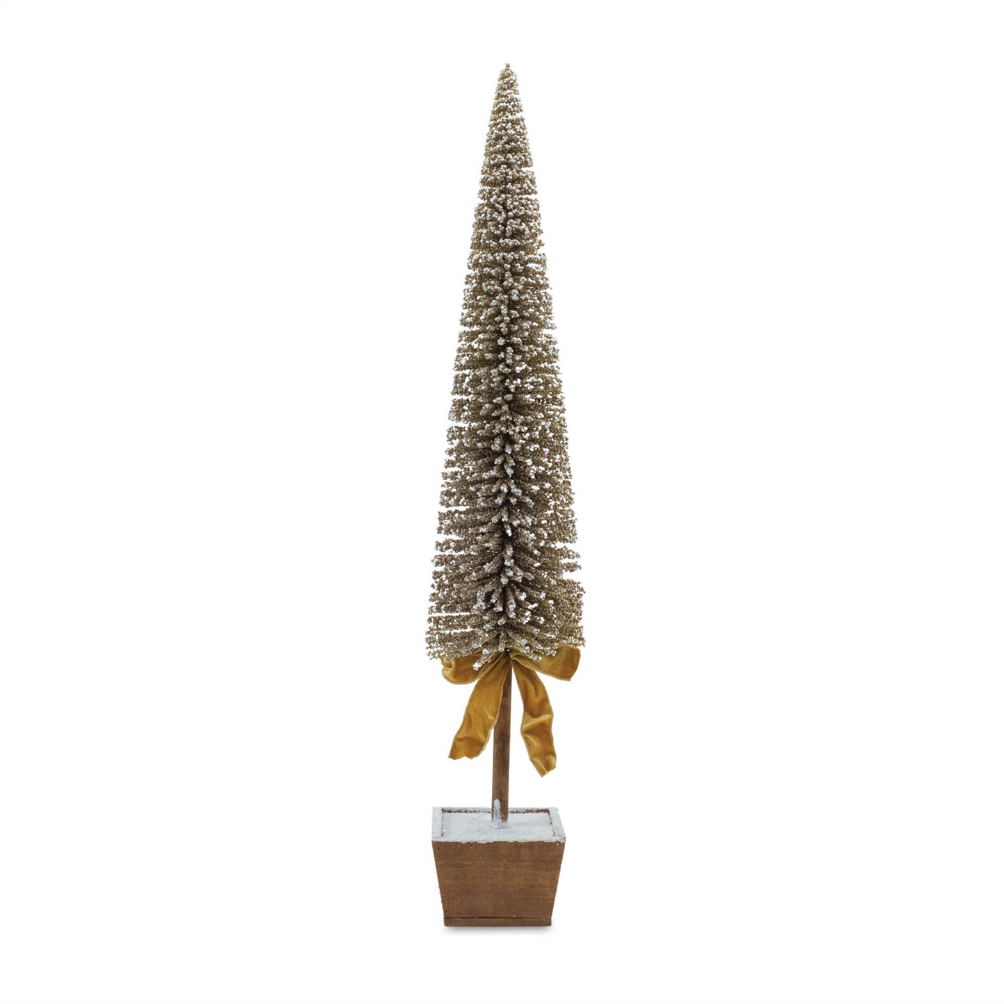 Potted Bottle Brush Pine Tree (Set of 3) -Ship Only