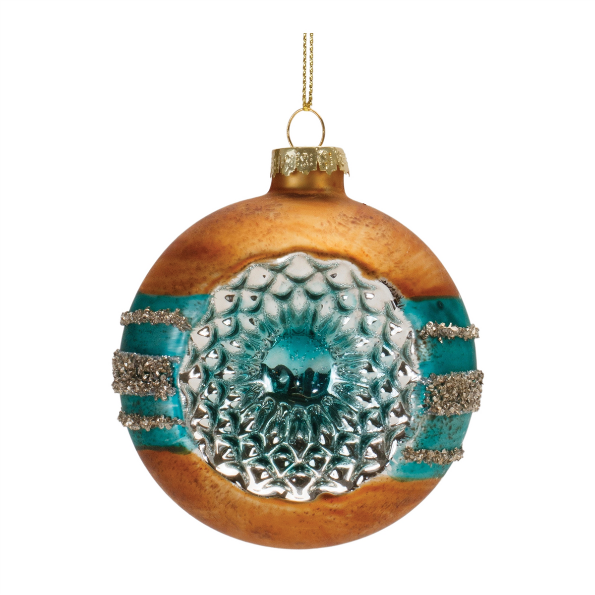 Glass Reflector Ball Ornament (Set of 12) -Ship Only