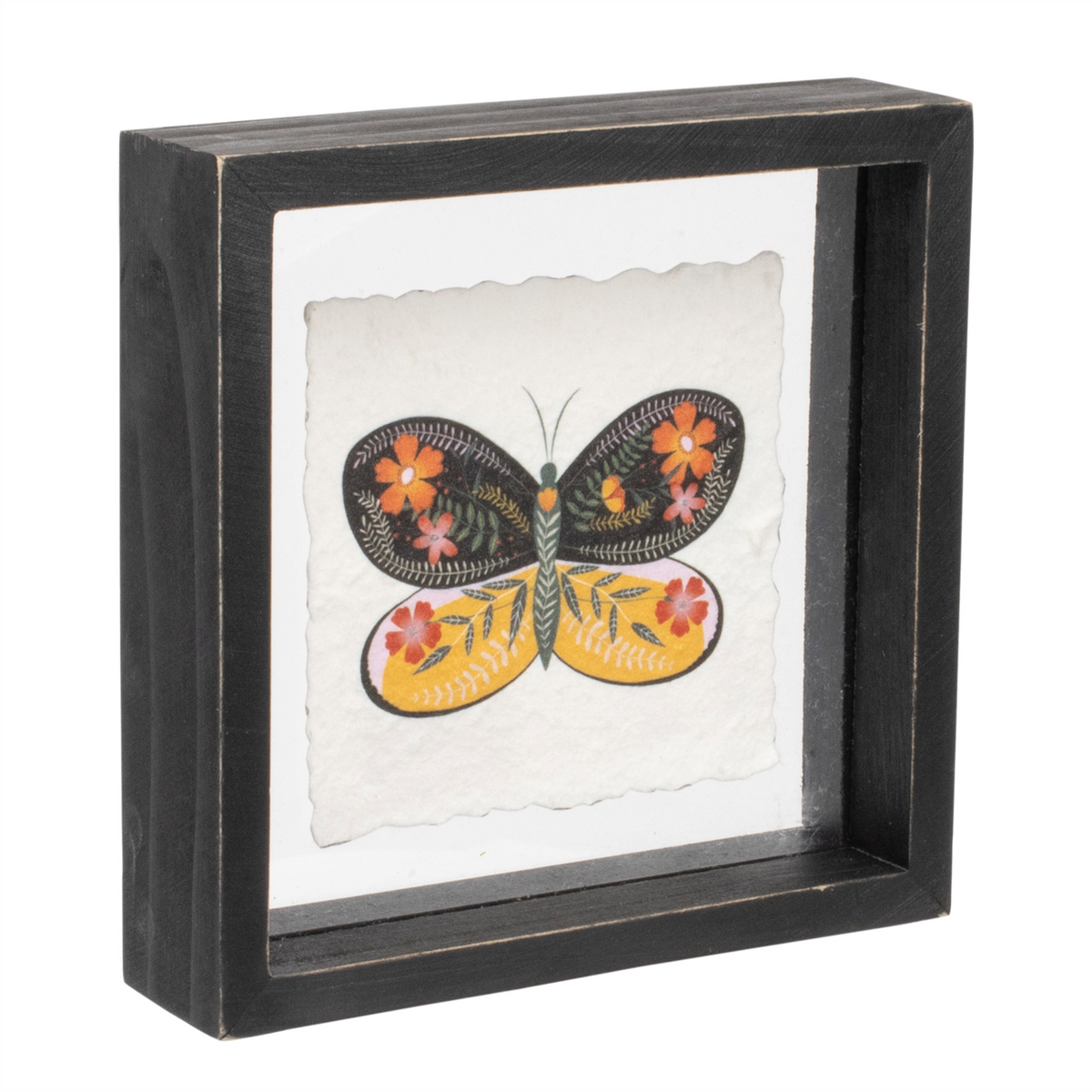 Framed Butterfly Block (Set of 2) -Ship Only