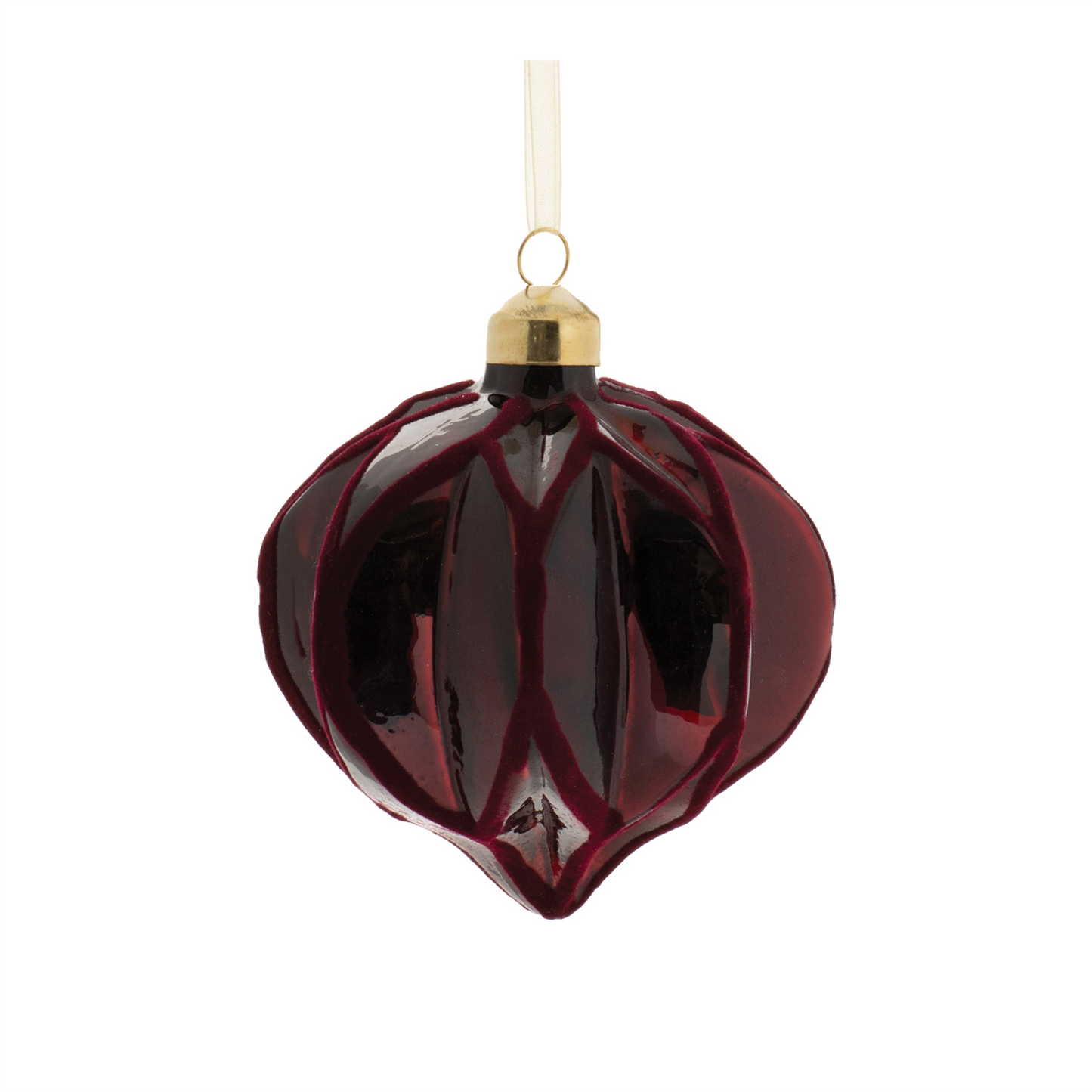 Velvet Glass Ornament (Set of 6)