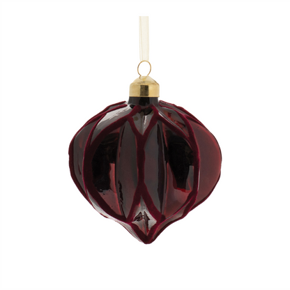Velvet Glass Ornament (Set of 6)