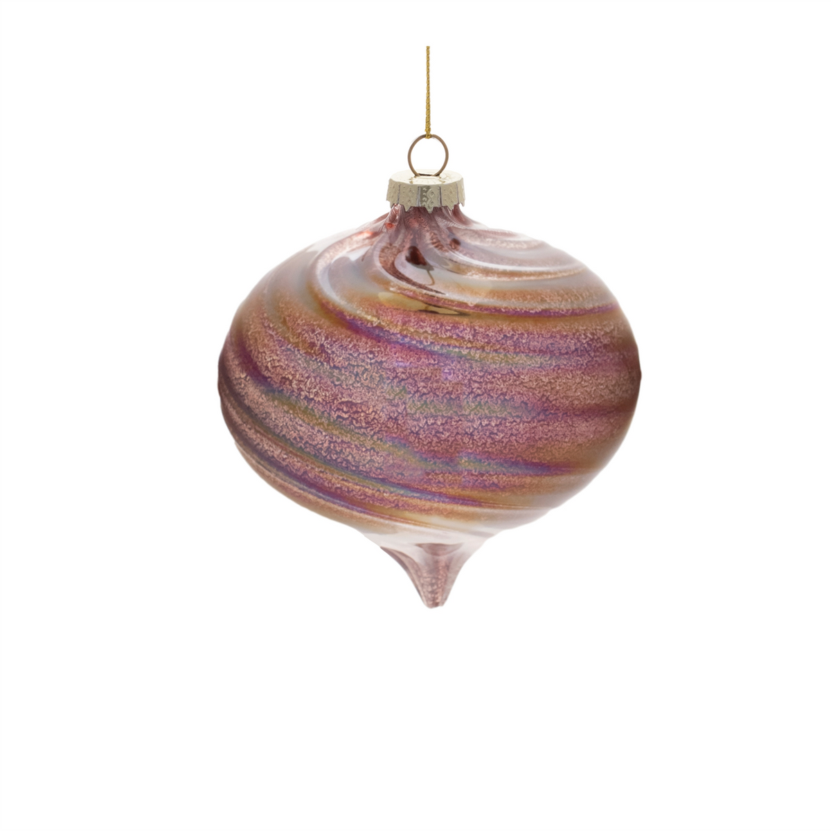 Ornament (Set of 6) 4"H, 4"D, 6"H Glass