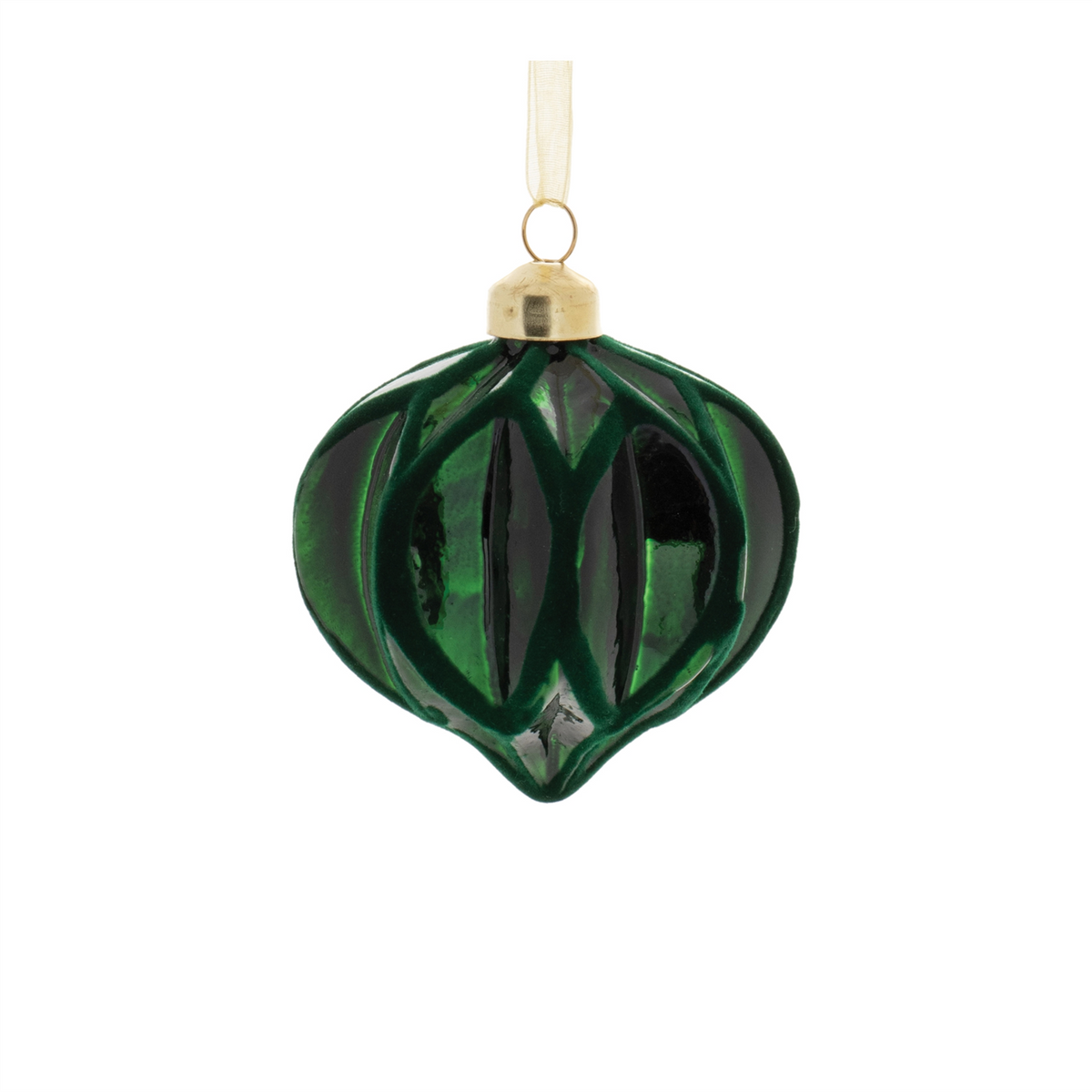 Ornament (Set of 12) 3"D, 3.5"H, 5"H Glass -Ship Only