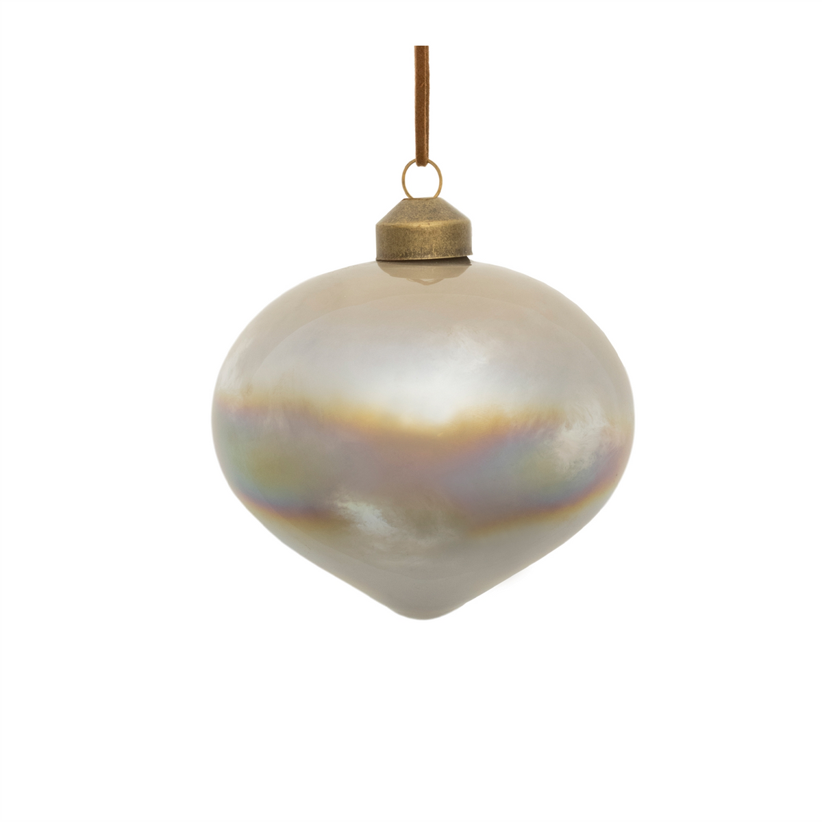 Ornament (Set of 6) 4"D, 4"H, 6"H Glass -Ship Only