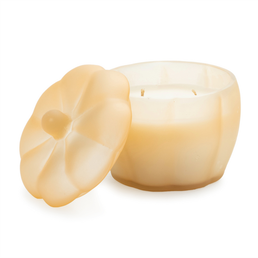 Pumpkin Chai Glass Candle – Set of 2