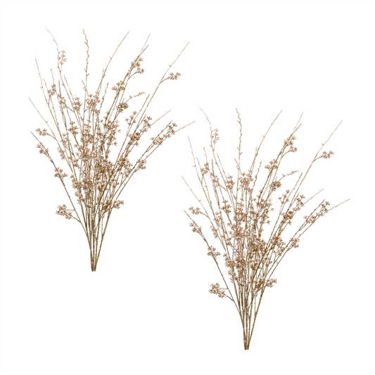 Beaded Iced Berry Spray (Set of 2) -Ship Only