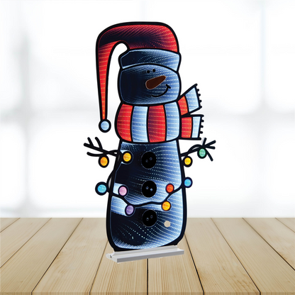 Holiday Snowman Ekkolight 35"H