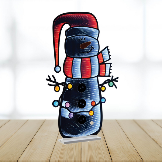 Holiday Snowman Ekkolight 35"H -Ship Only