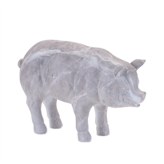 Distressed Farm Animal Figurine (Set of 4) -Ship Only