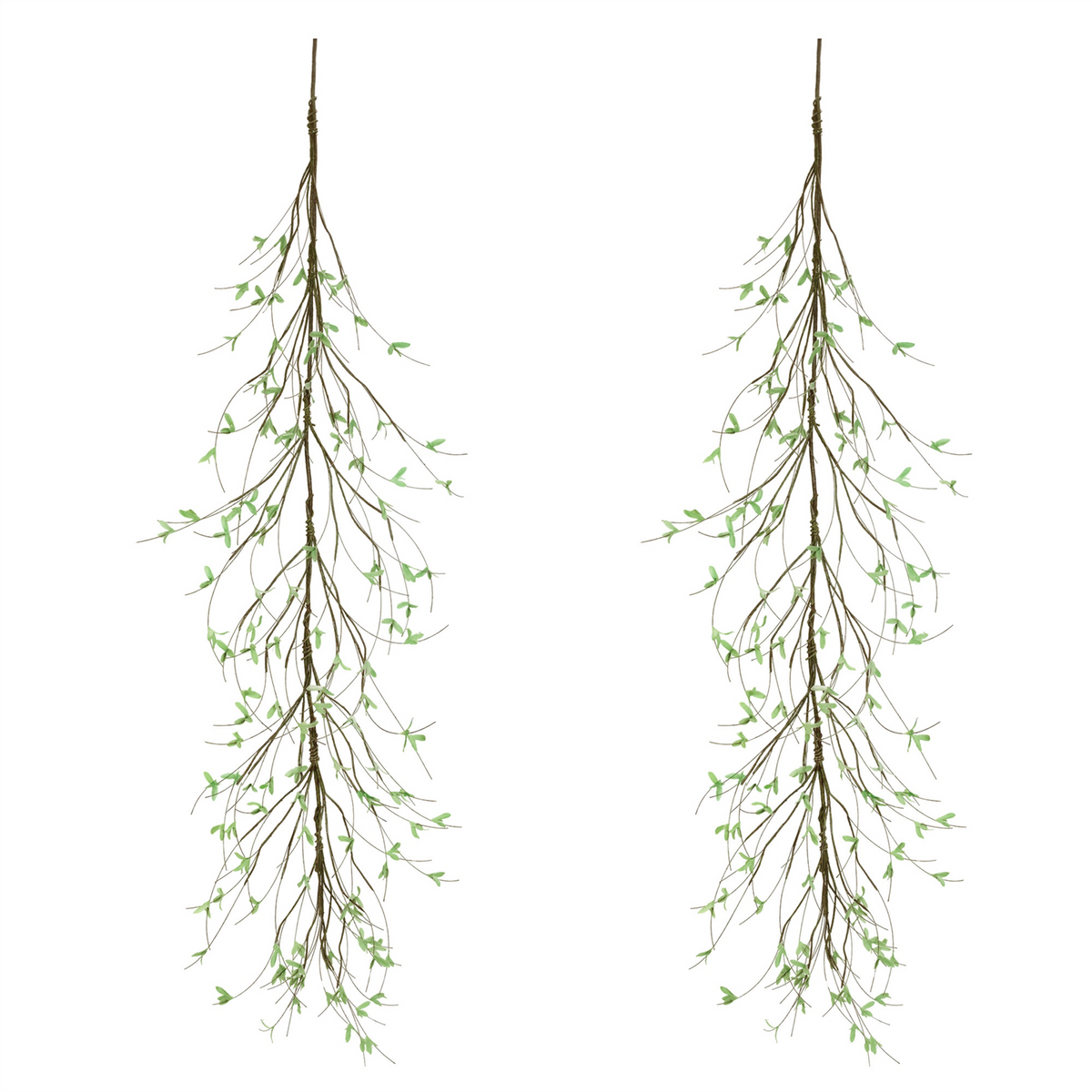Mini Leaf Twig Garland (Set of 2) -Ship Only