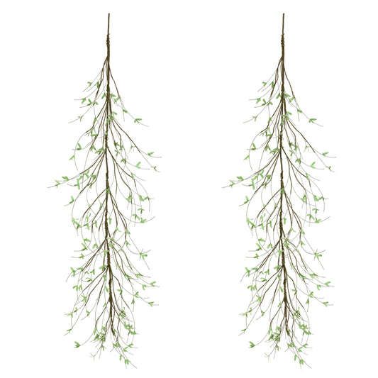 Mini Leaf Twig Garland (Set of 2) -Ship Only