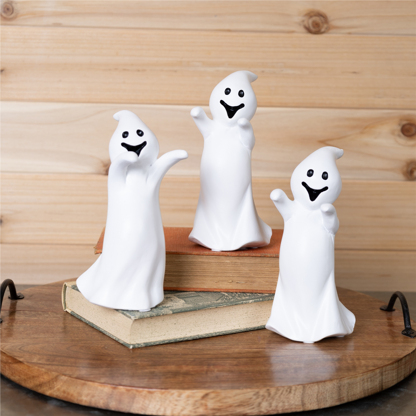 Spooky Ghost Figurine (Set of 3) -Ship Only