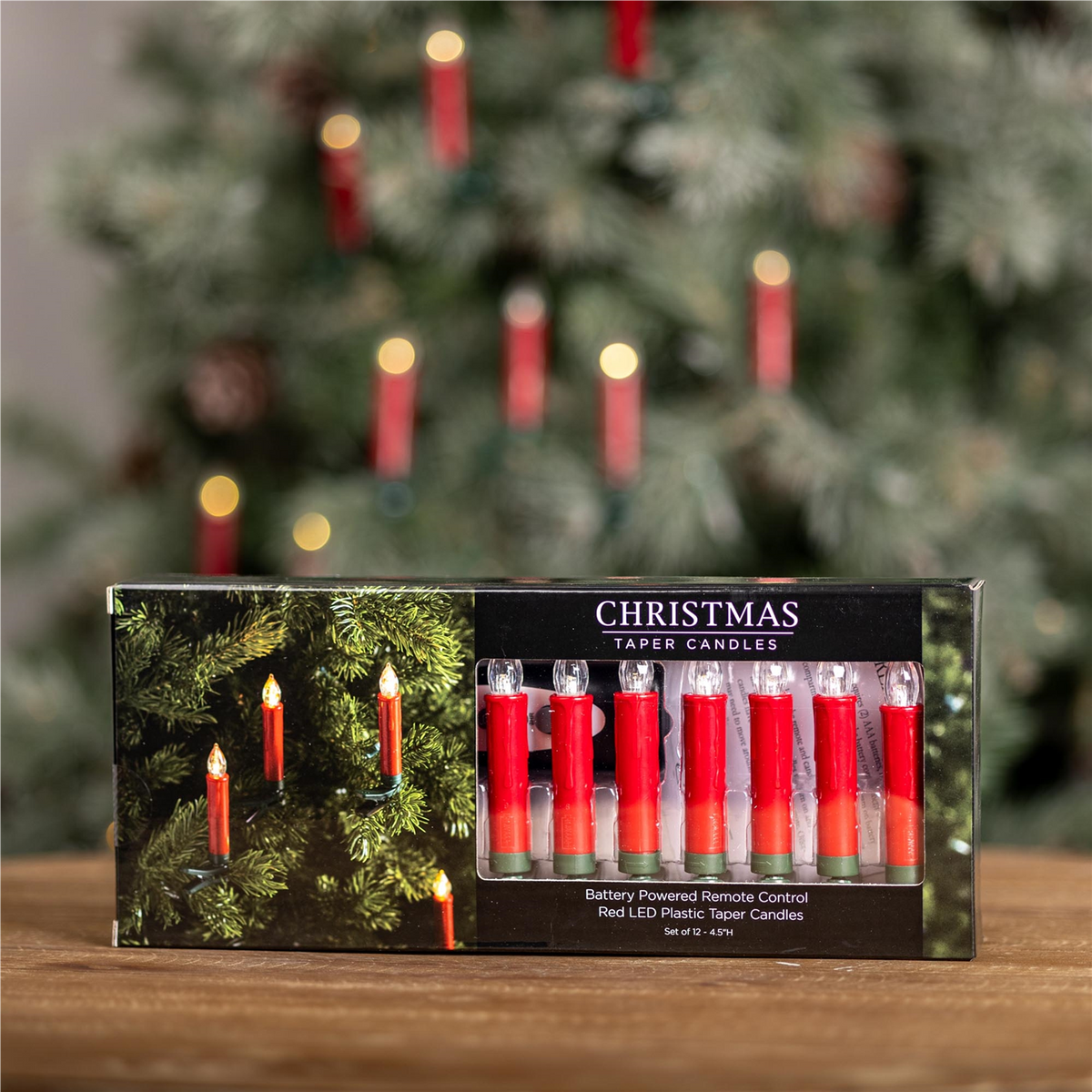 LED Clip on Taper Candle with Remote (Set of 24)