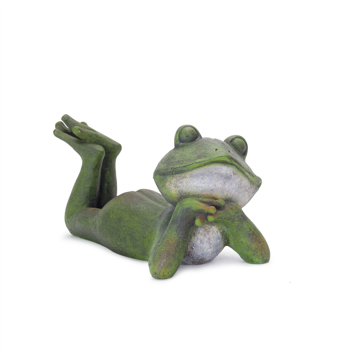 Lounging Garden Frog Figurine (Set of 3) -Ship Only