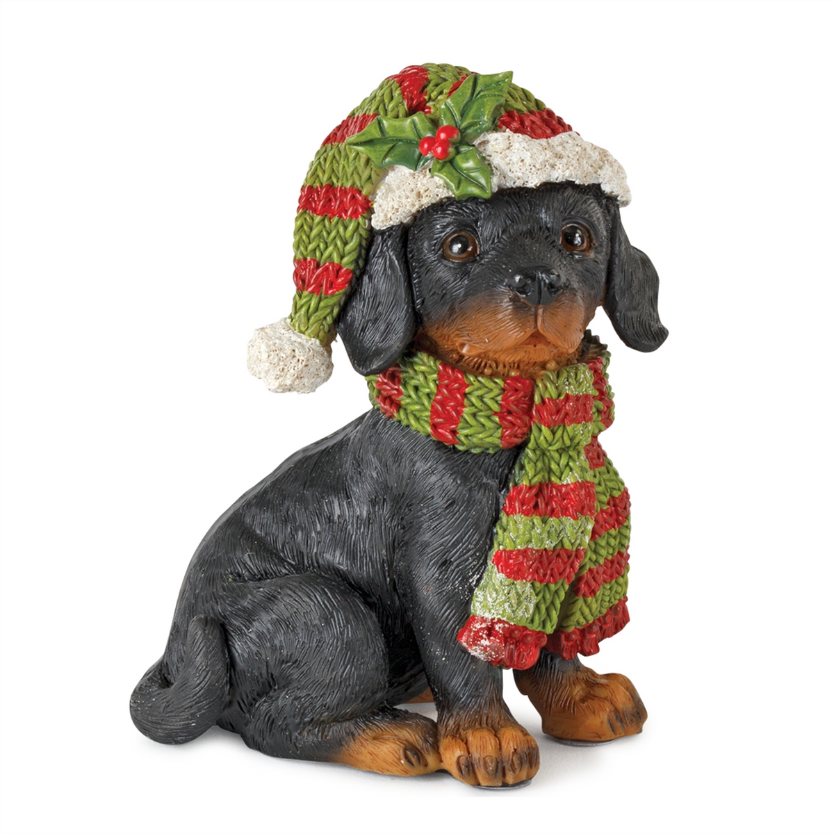 Winter Dog (Set of 12) 3.5”H Resin -Ship Only