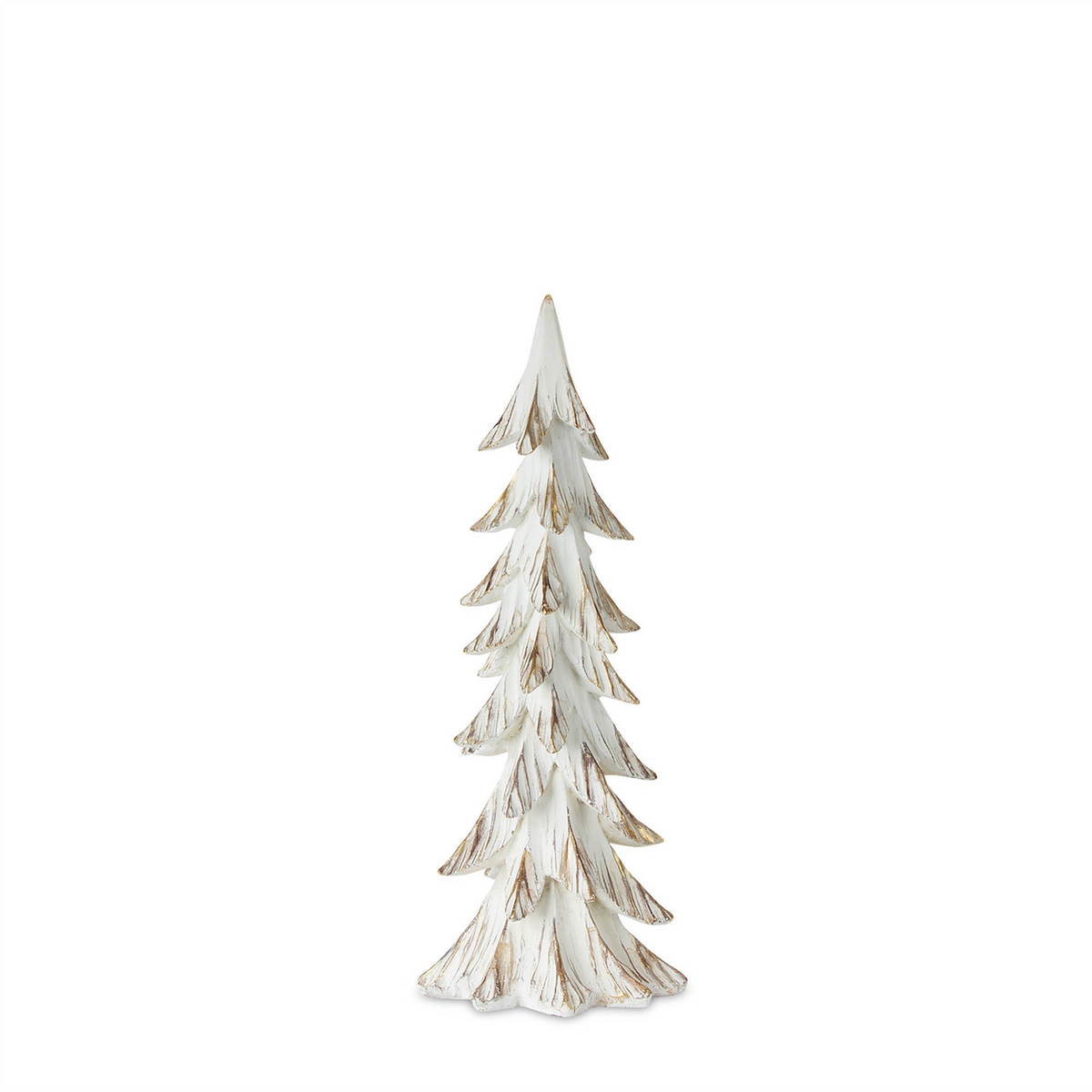 Carved Wood Design Pine Tree Decor (Set of 3) -Ship Only