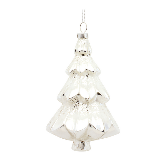 Tree Ornament (Set of 6) 5"H, 5.75"H Glass -Ship Only