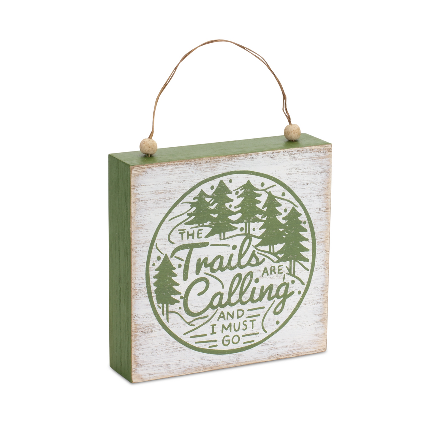 Winter Cabin and Trails Sentiment Sign (Set of 4) -Ship Only