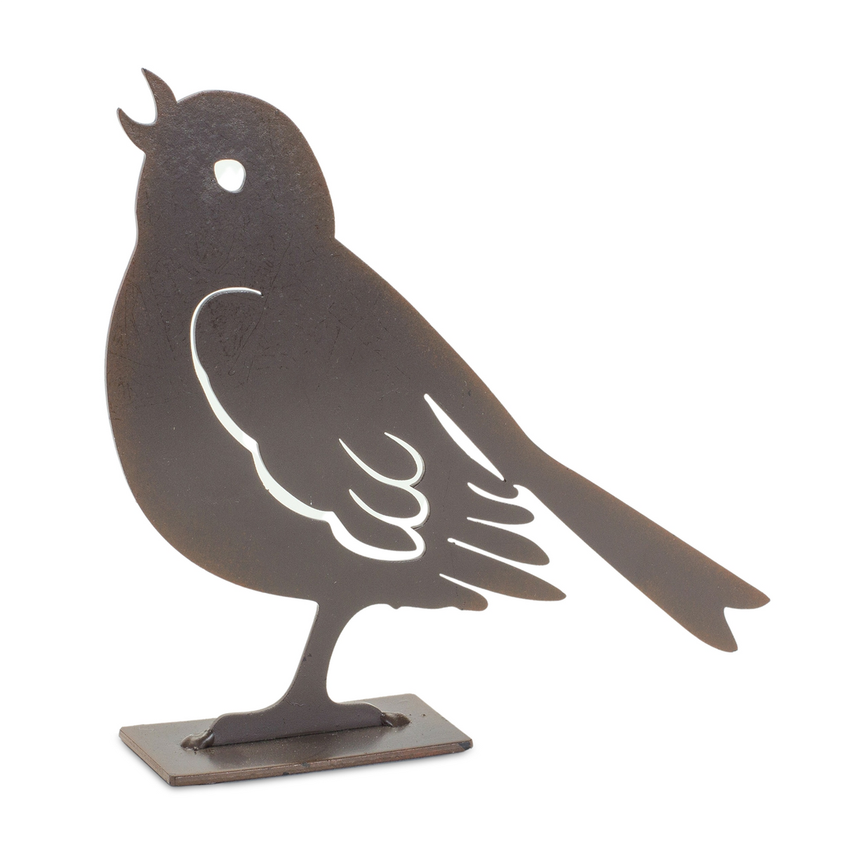 Bird (Set of 4) 4"H, 5.5"H Metal -Ship Only