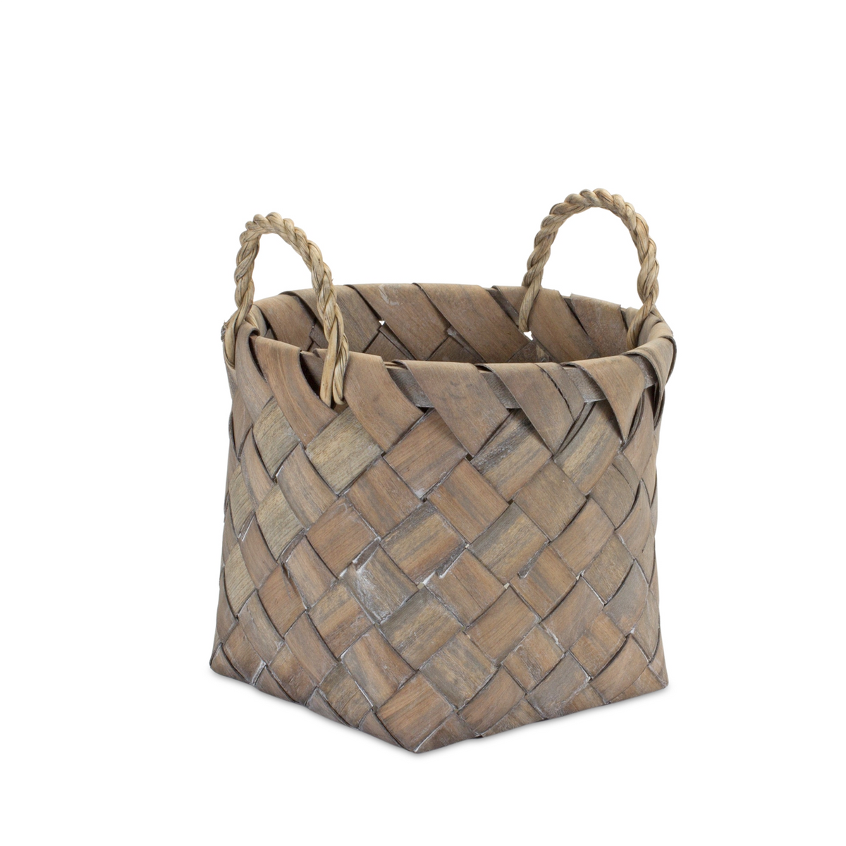 Basket (Set of 3) 9.5"D x 8.5"H, 12"D x 10.75"H, 13.5"D x 11.5"H Wicker -Ship Only
