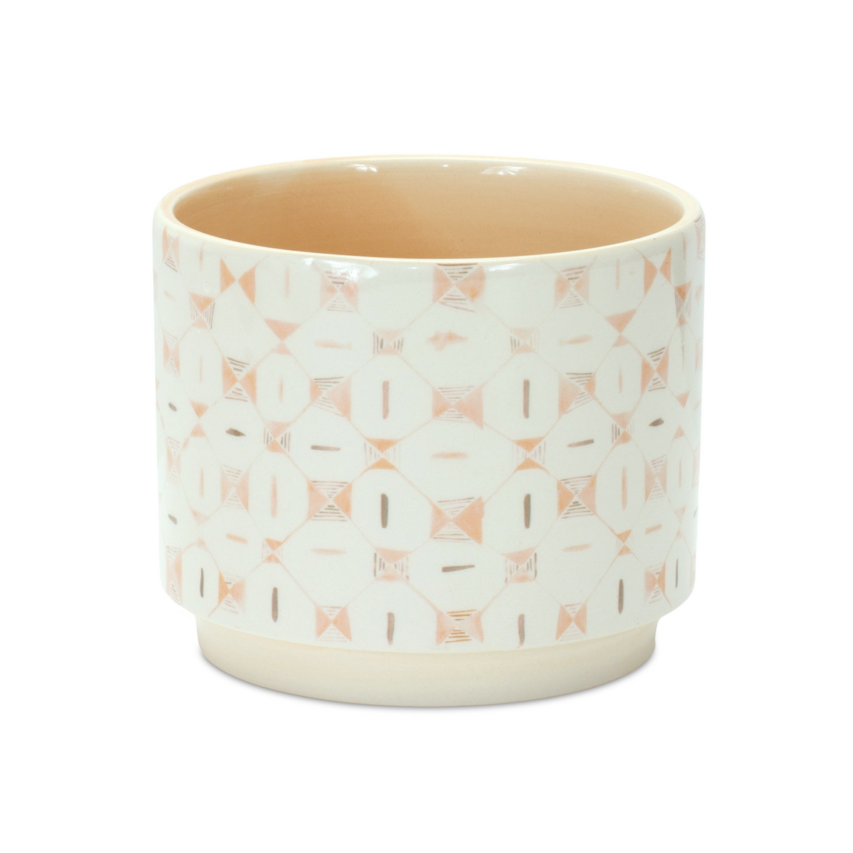 Blush Patterned Stacking Pot (Set of 3) -Ship Only