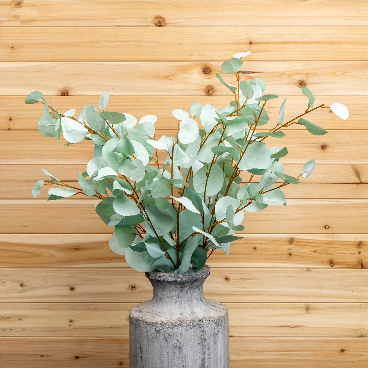 Blue Silver Dollar Eucalyptus Leaf Spray (Set of 6) -Ship Only