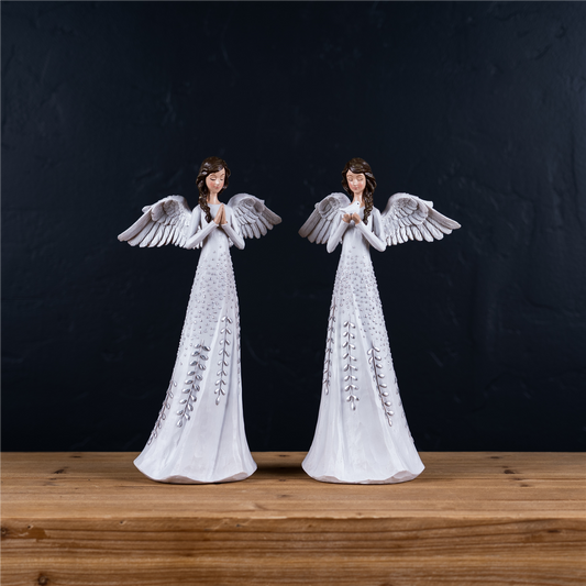 Angel (Set of 2) 12”H Resin -Ship Only