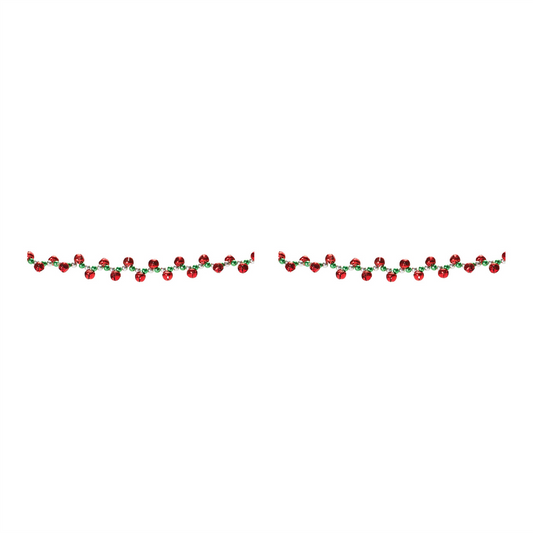 Sleigh Bell String Garland (Set of 2) -Ship Only