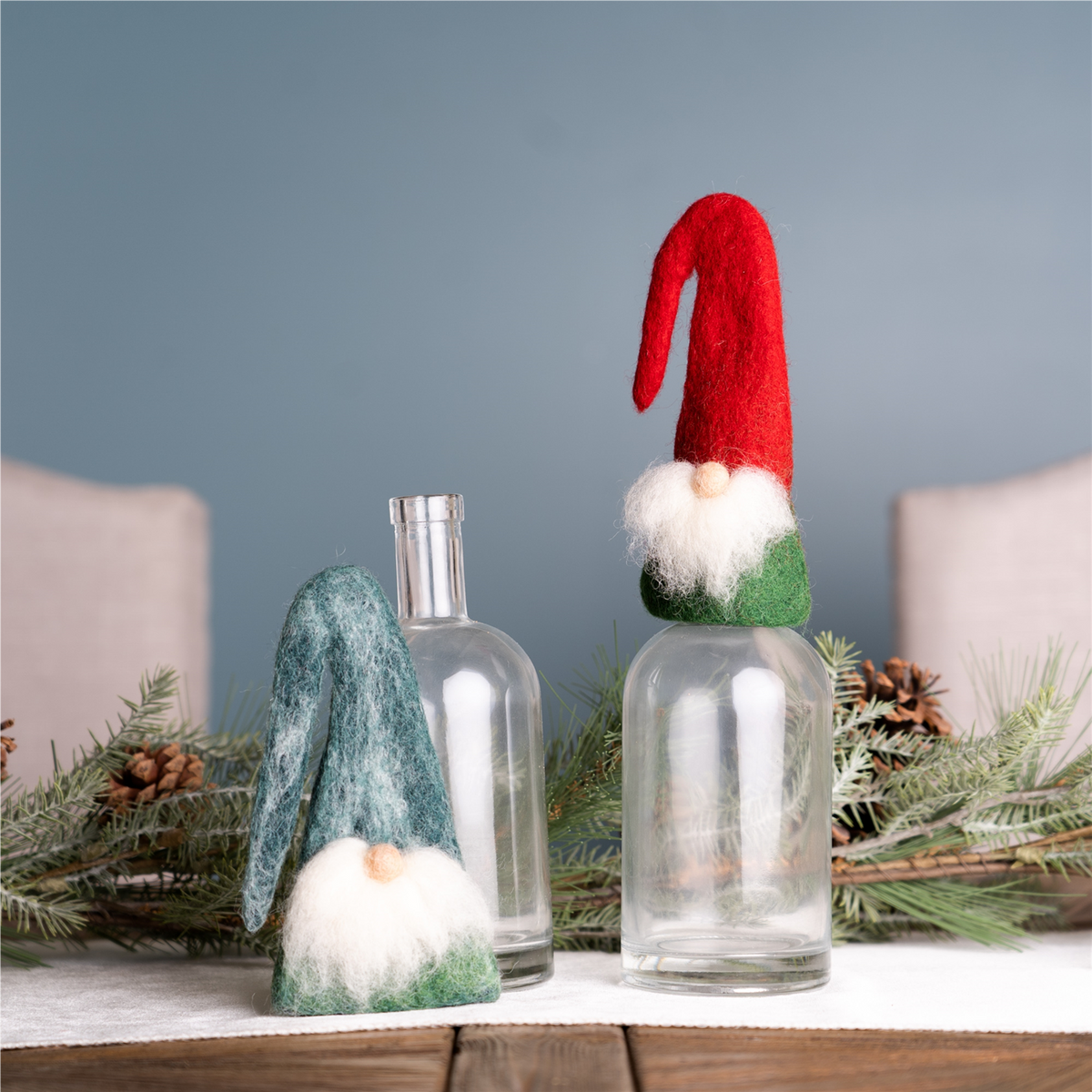 Gnome Wine Bottle Topper (Set of 6) -Ship Only