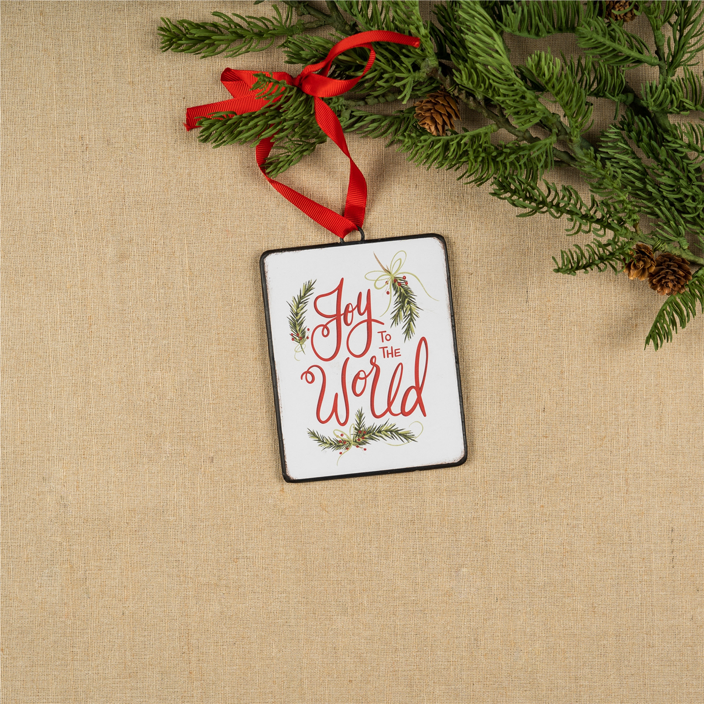 Holiday Sentiment Ornament (Set of 12) -Ship Only