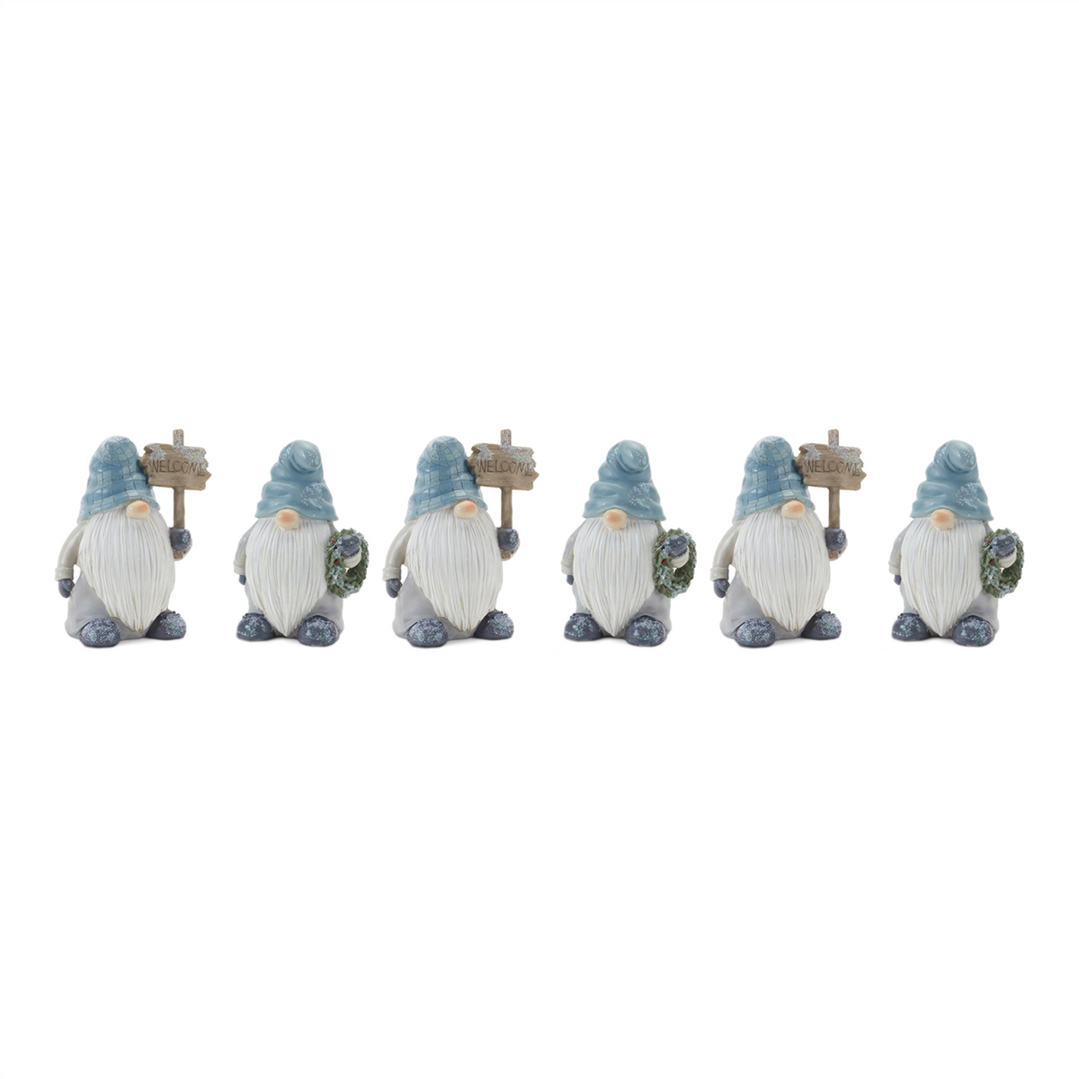 Winter Gnome Figurine (Set of 6) -Ship Only