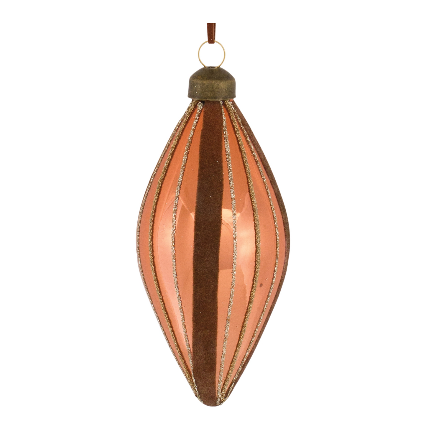 Copper Glass Holiday Ornament (Set of 12) -Ship Only