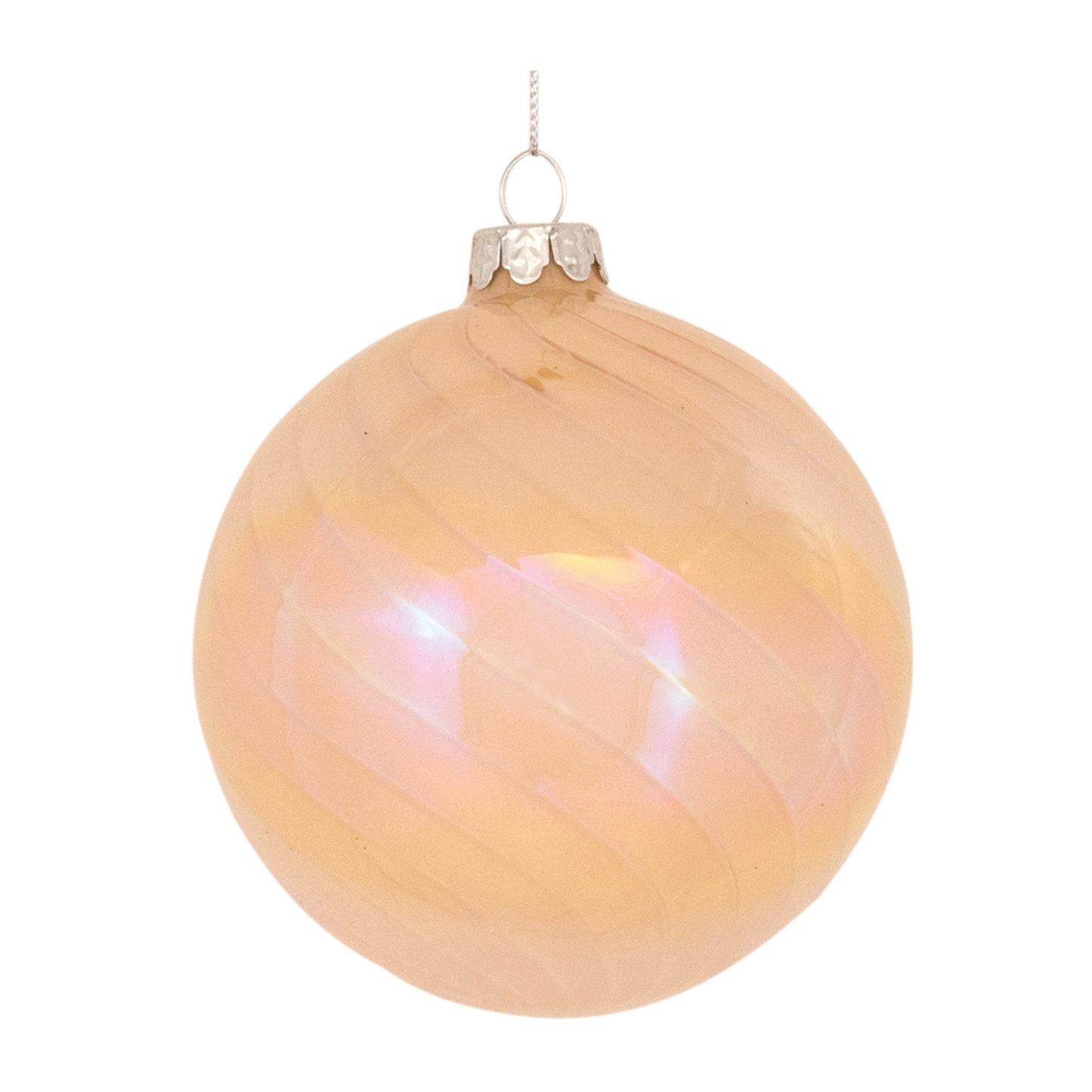 Irredescent Glass Ornament (Set of 6) -Ship Only