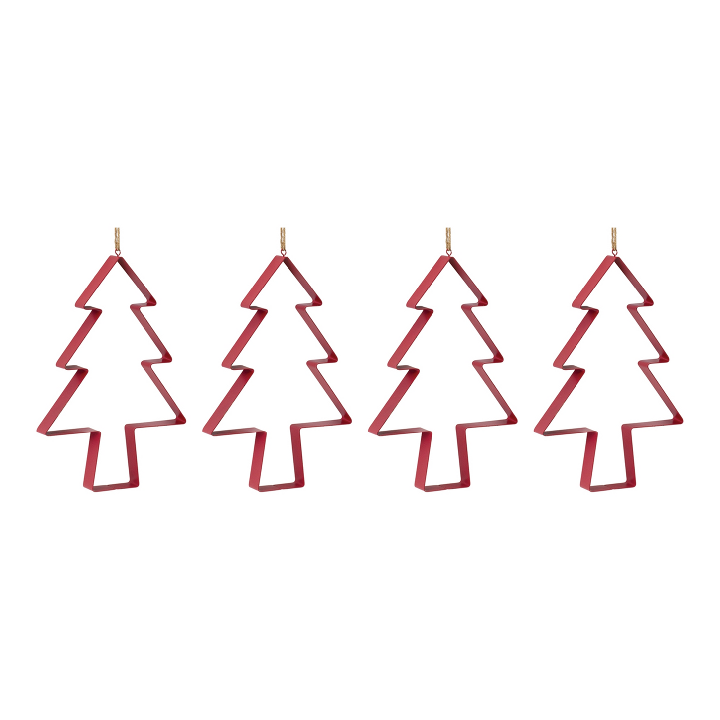 Pine Tree Cookie Cutter Ornament (Set of 4) -Ship Only
