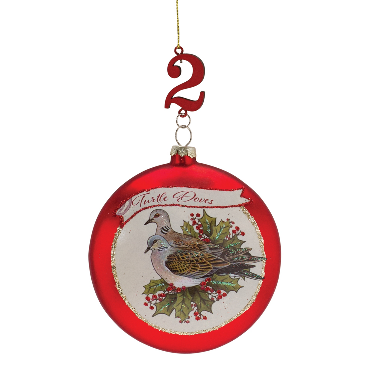 Twelve Days of Christmas Ornament (Set of 12) -Ship Only