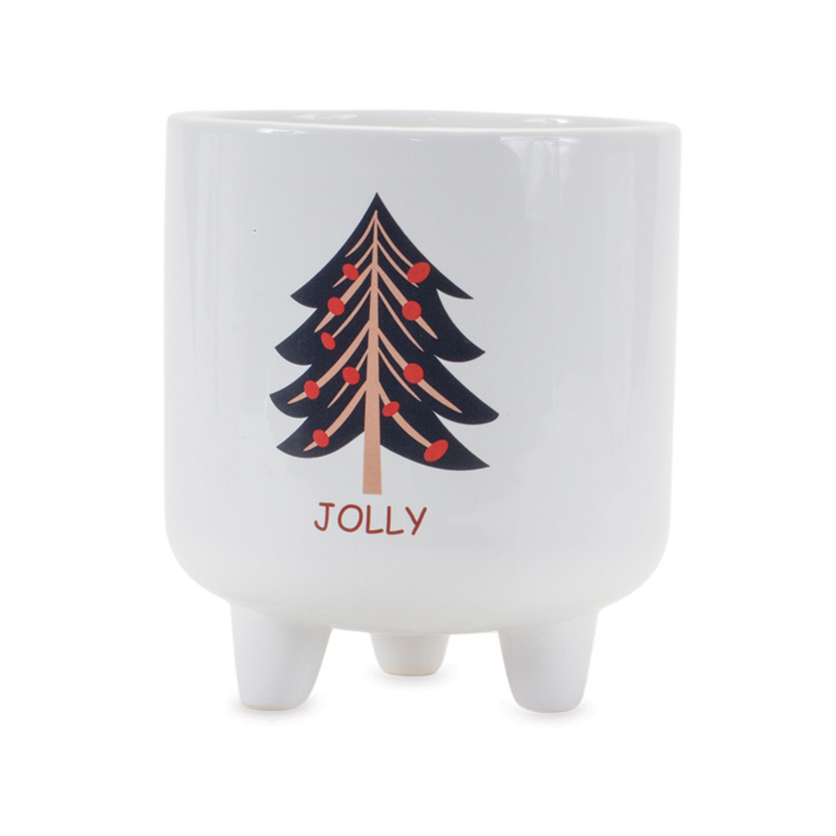 Footed Pine Tree Planter (Set of 3) -Ship Only