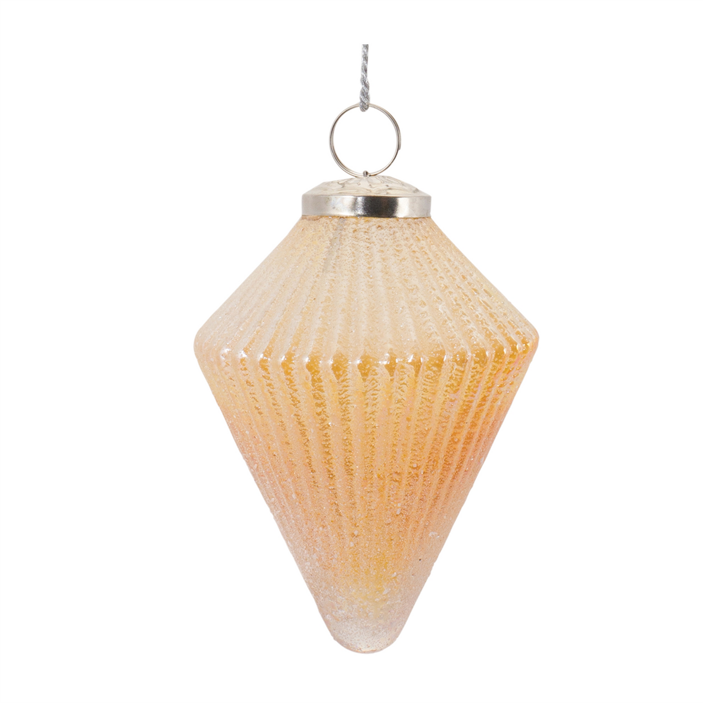 Ribbed Glass Ornament (Set of 6) -Ship Only