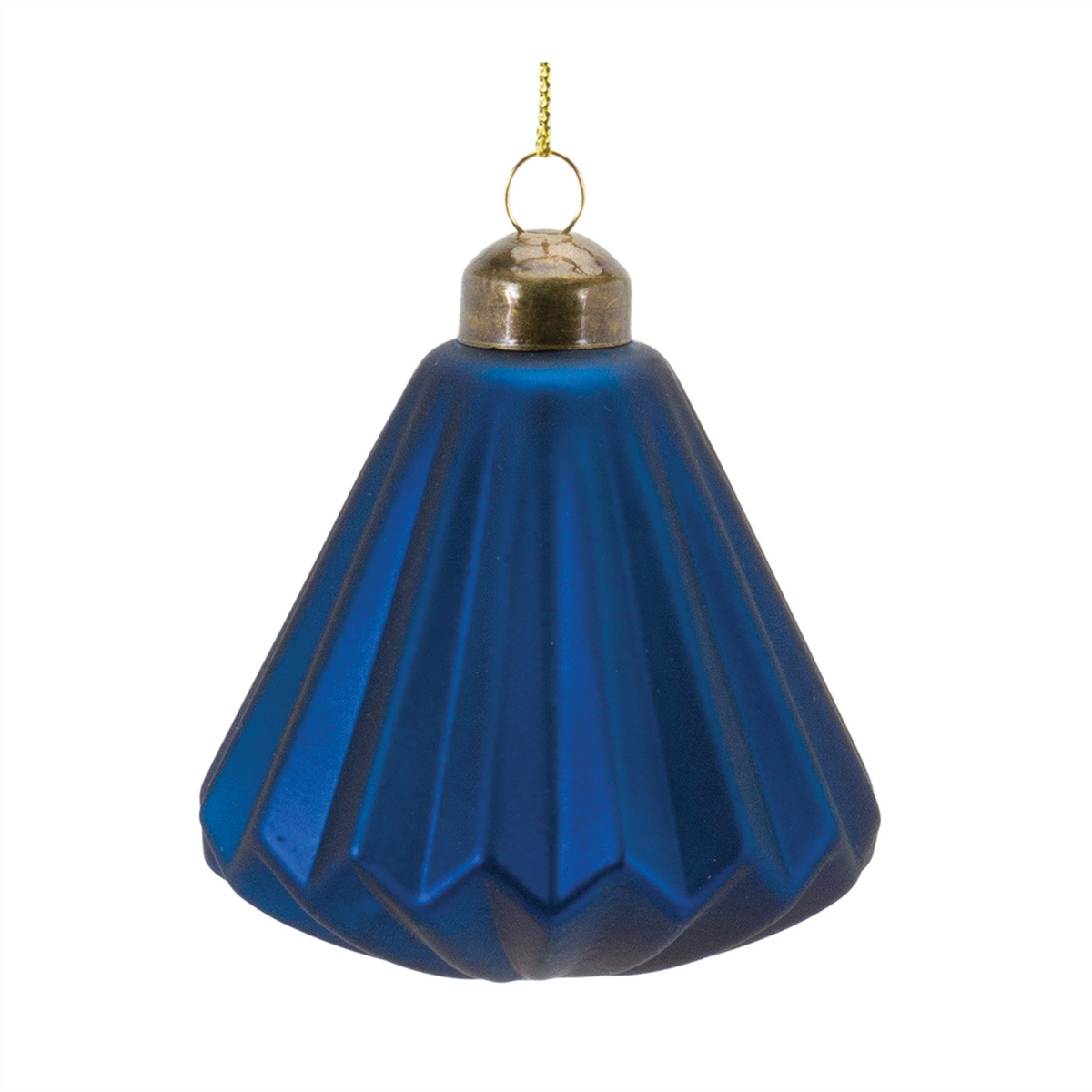 Ribbed Glass Ornament (Set of 12) -Ship Only