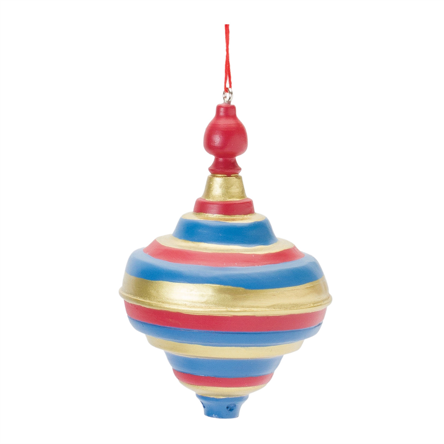 Toy Drum and Top Spinner Ornament (Set of 12) -Ship Only