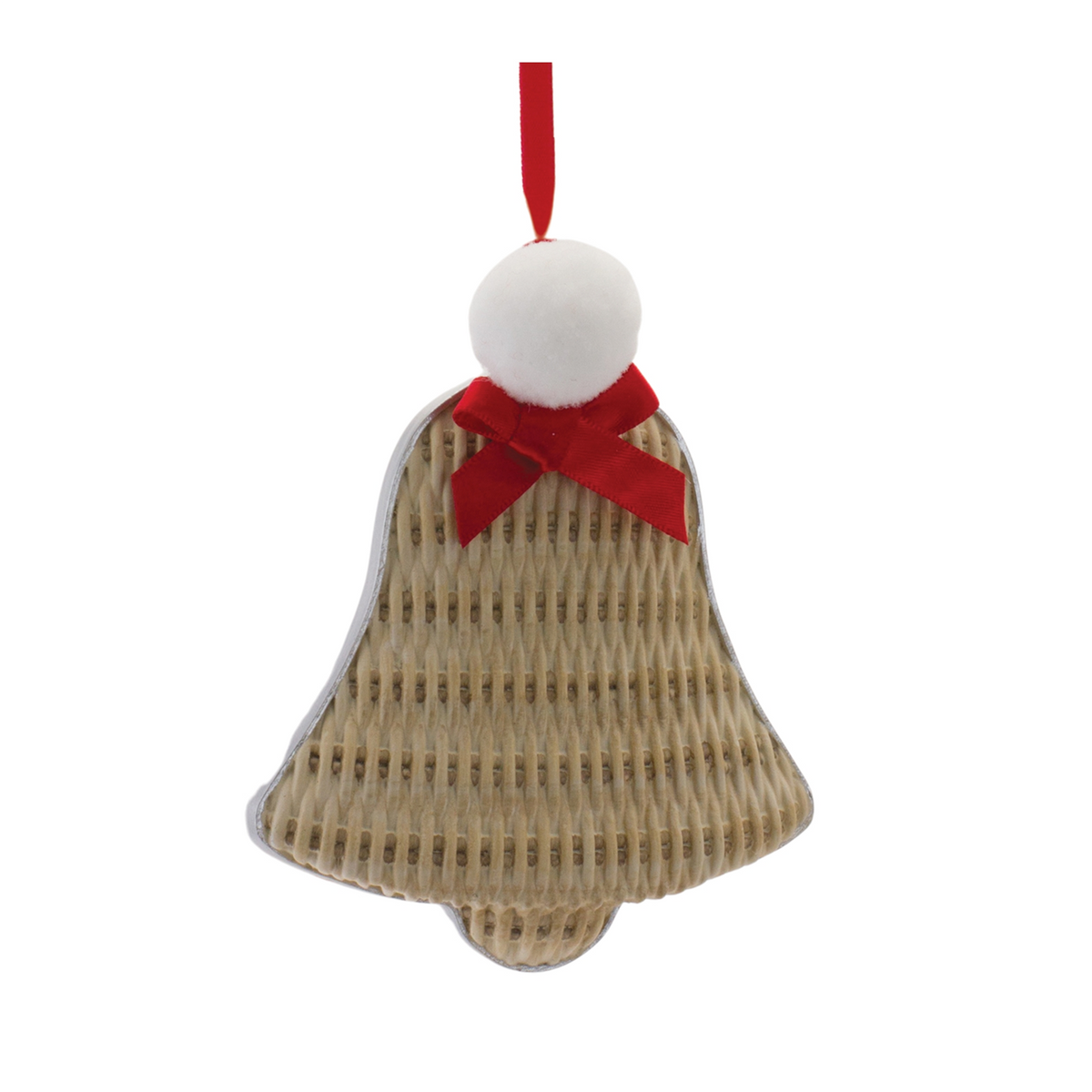 Cozy Mitten Hat and Bell Ornament (Set of 12) -Ship Only