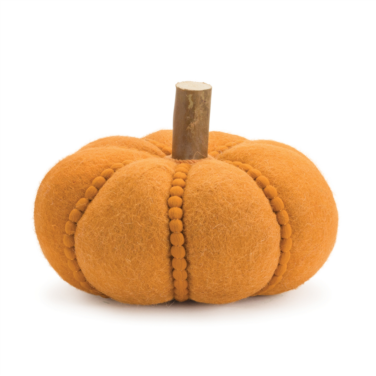 Felt Wool Pumpkin Decor (Set of 2) -Ship Only