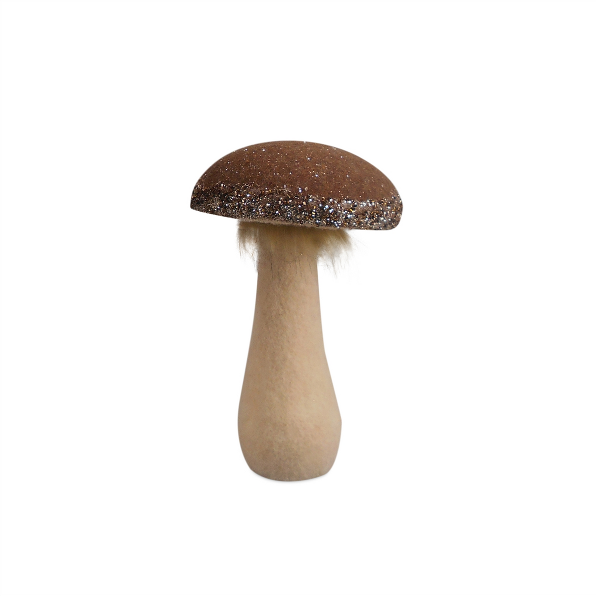 Glittered Mushroom Decor (Set of 2) -Ship Only