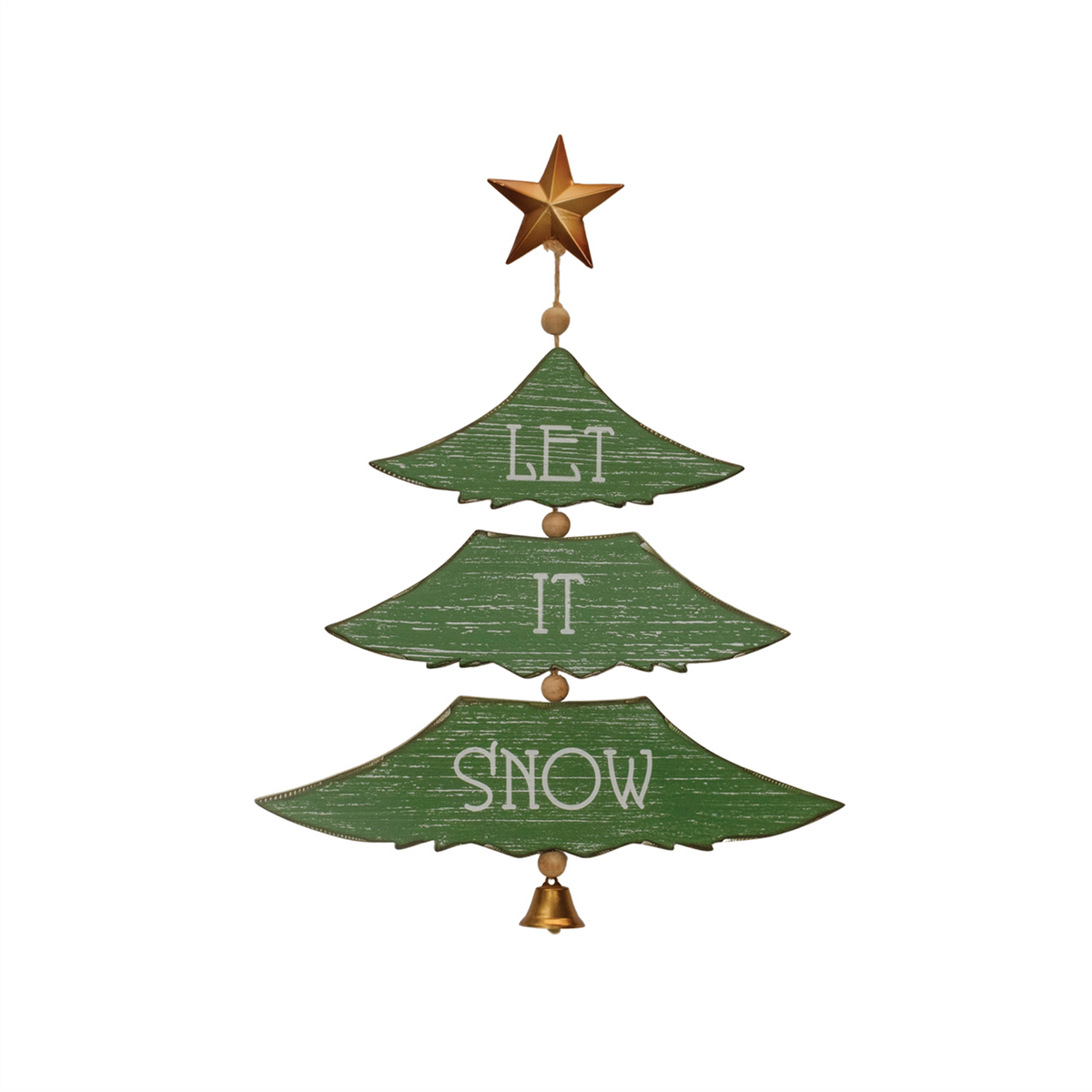 Christmas Pine Tree Wall Sign (Set of 2) -Ship Only