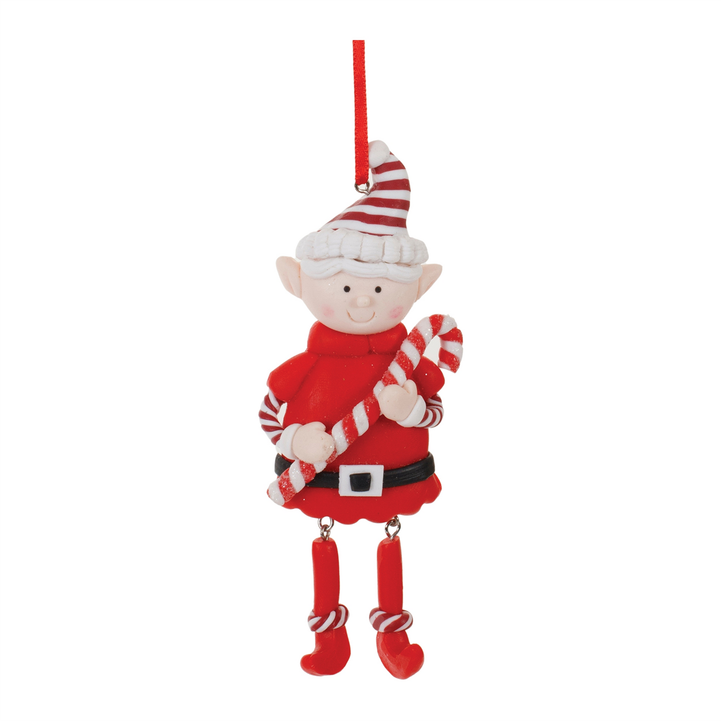 Clay Dough Elf Ornament (Set of 12) -Ship Only