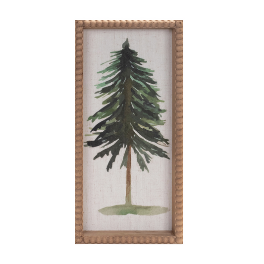 Tree Plaque (Set of 2) 7.5"L x 15.75"H MDF/Wood -Ship Only