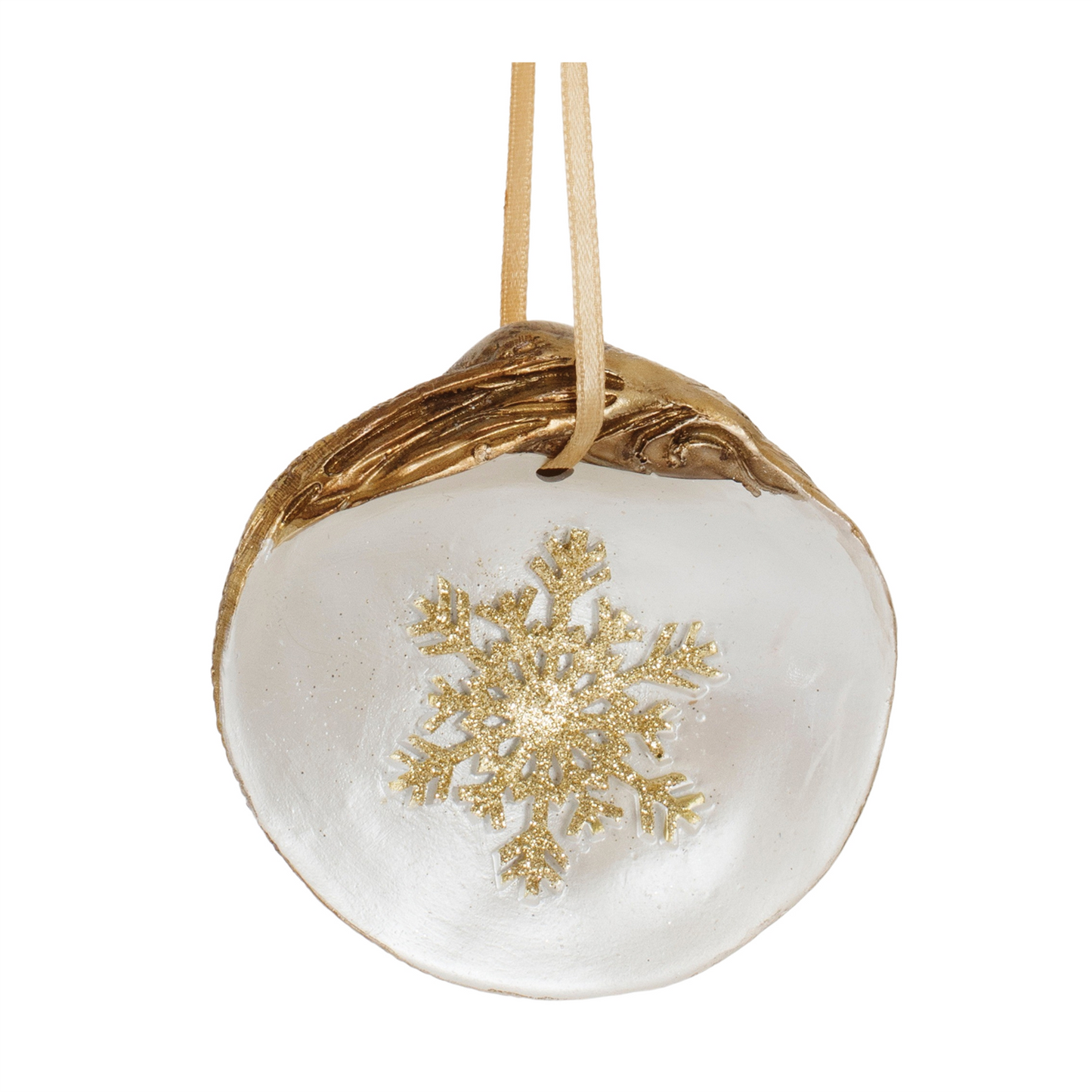 Clam Shell Snowflake Ornament (Set of 12) -Ship Only