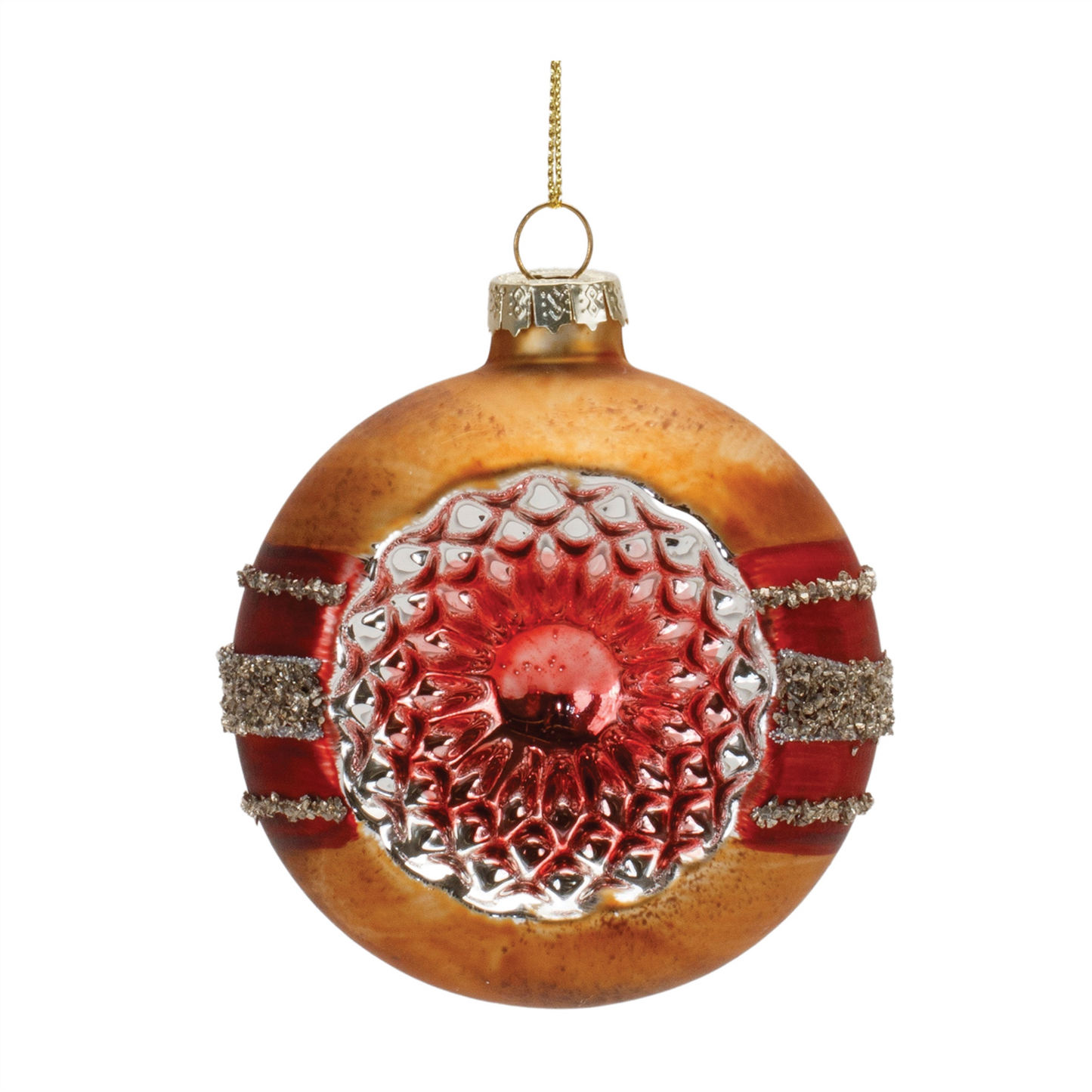 Glass Reflector Ball Ornament (Set of 12) -Ship Only