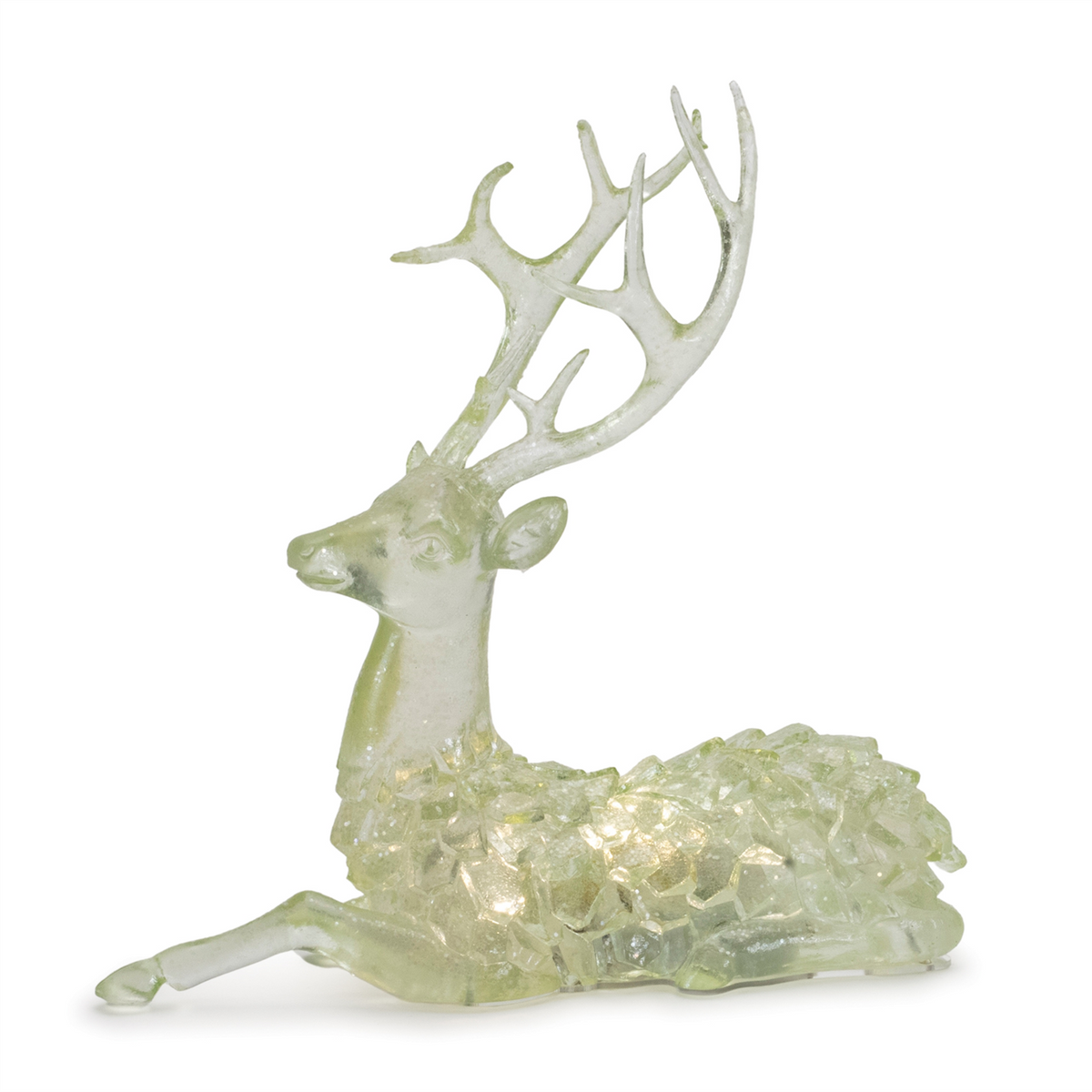 Deer (Set of 2) 10”H Resin 2 AAA Batteries, Not Included -Ship Only