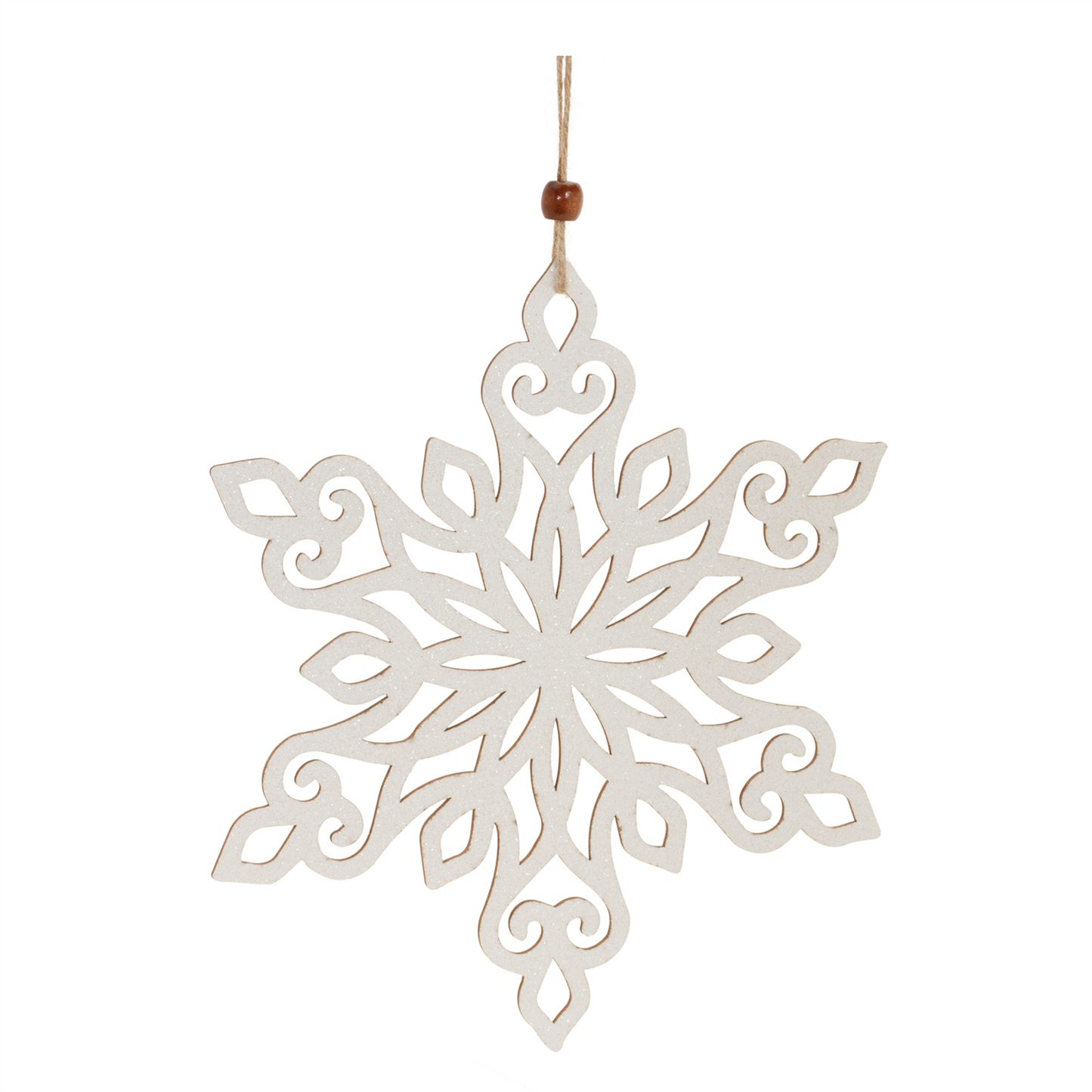 Wood Cut-Out Snowflake Ornament (Set of 24) -Ship Only
