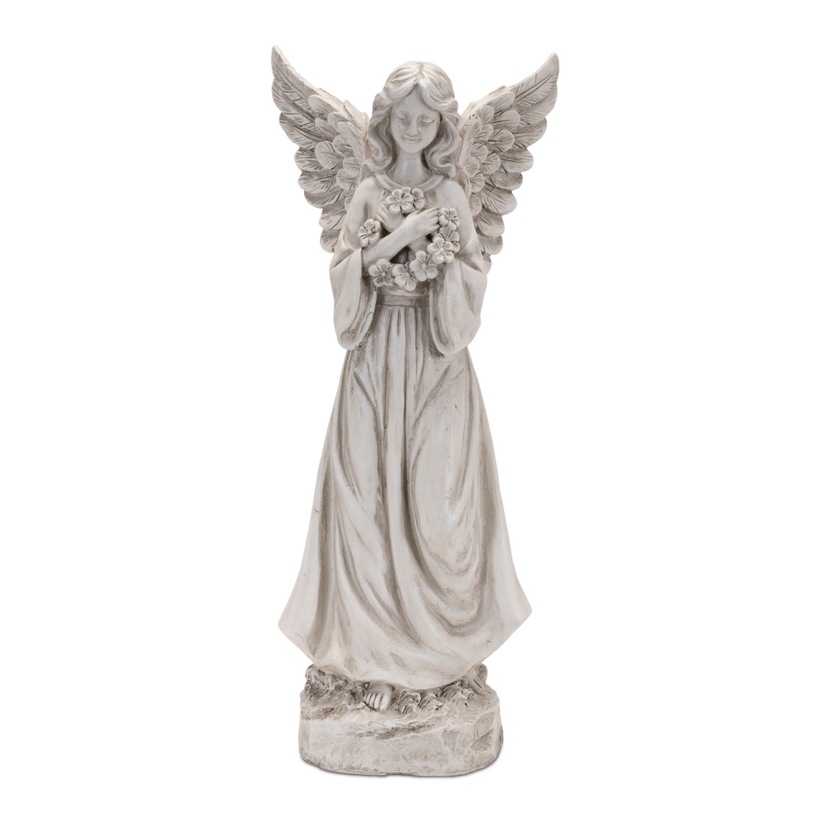 Floral Angel Statue (Set of 3) -Ship Only